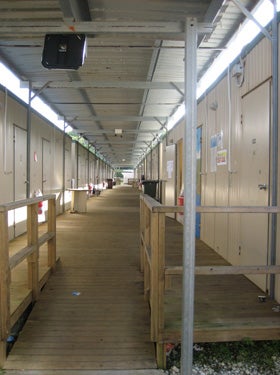 Description: Construction Camp immigration detention facility, Christmas Island, May 2010