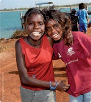 Picture of two Aboriginal girls