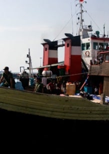 Stock photo of asylum seeker boat