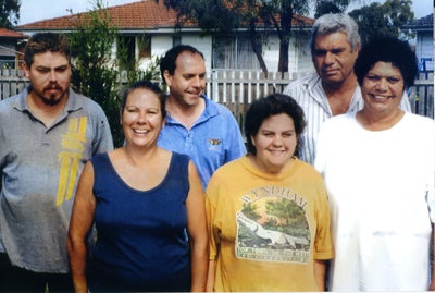 Kerrie Roberts and her family