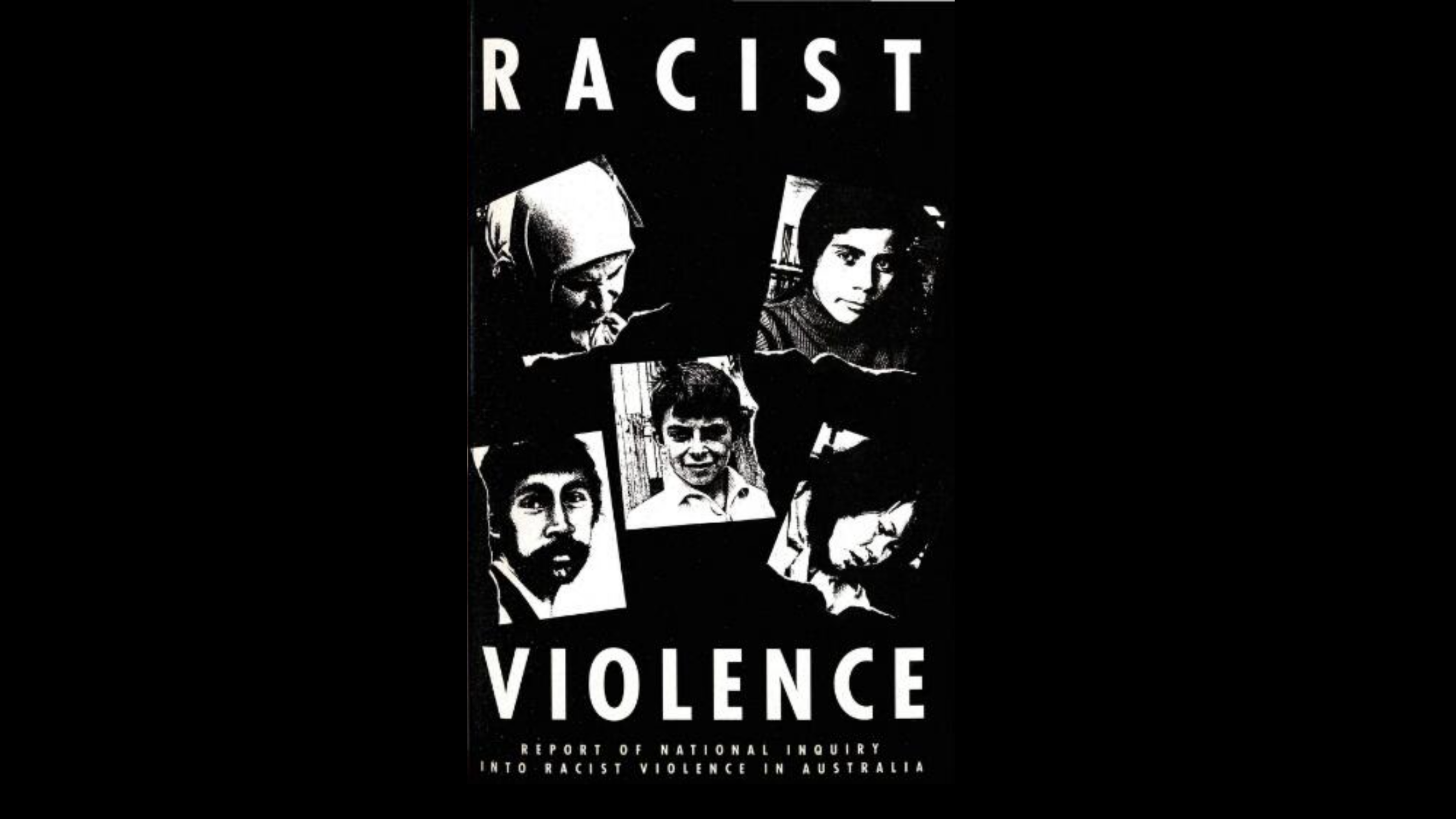 cover of Racist Violence inquiry report 1991