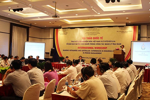 Workshop on prisoner rights 