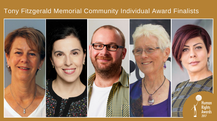 Composite of Community Individual Award finalist photos