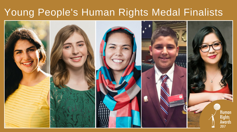 2017 HRA Young People Human Rights Medal