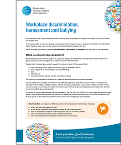 Workplace Discrimination Harassment And Bullying Australian