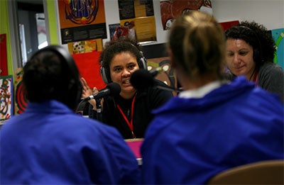 Indigenous children at school