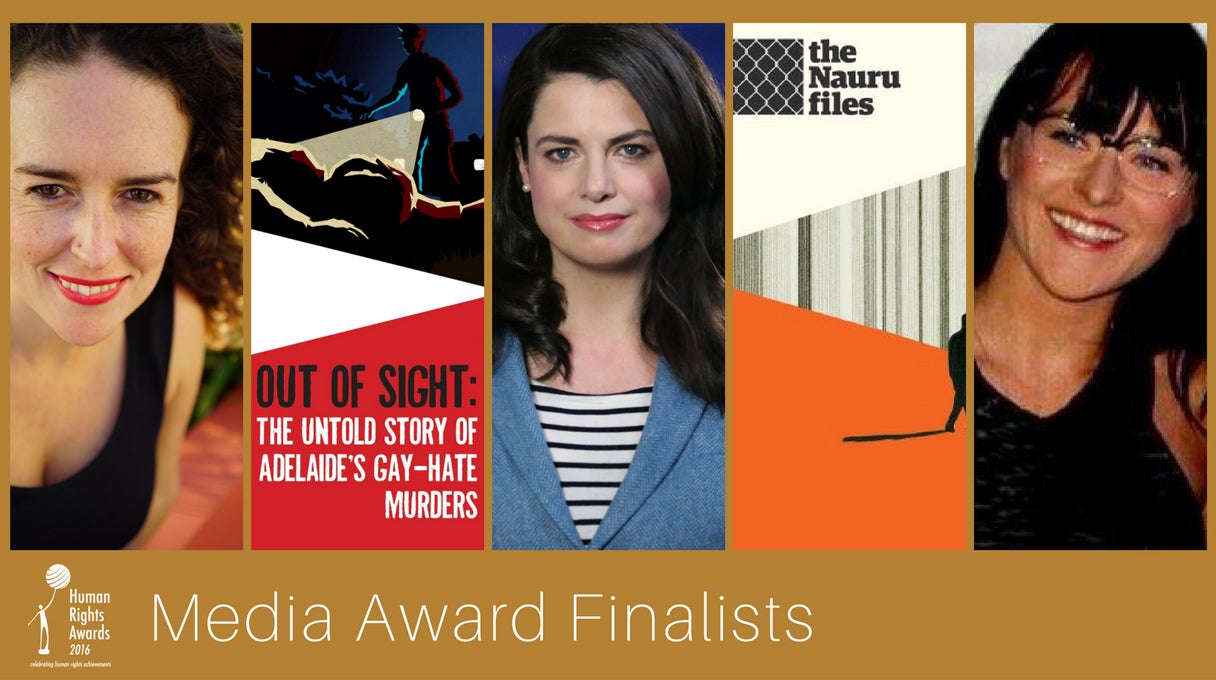Composite of  Media Award finalists 2016