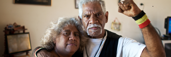 Aboriginal couple
