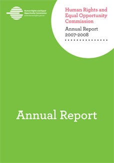 Annual Report 2007-2008 cover