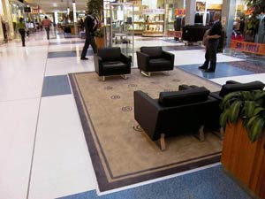 Shopping centre floor