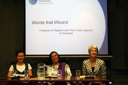 Panel from "Words that Wound" seminar