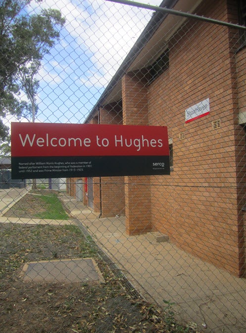 Fence around Hughes compound, Villawood IDC