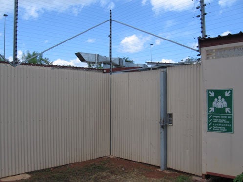 Fence between North compounds, NIDC