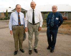 Photo: Dr Colin Lachlan - General Pracititioner, Col James - CEO, John Burke - Treasurer 