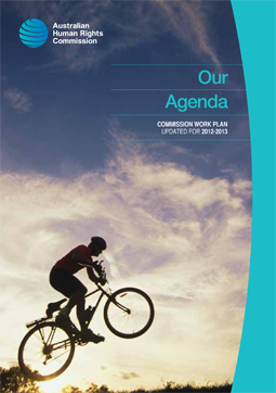 Our agenda: Commission workplan 2012-2013 cover