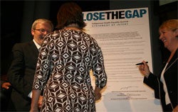 Photo at the National Health Equality Summit
