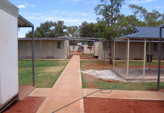 Description: Accommodation blocks, Leonora immigration detention facility