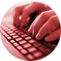 Image: Detail - Fingers typing on Computer Keyboard