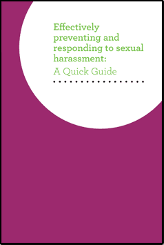 Effectively Preventing And Responding To Sexual Harassment Quick Guide ...