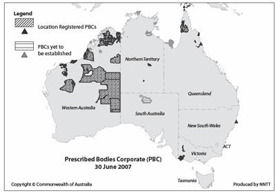 PBCs on map of Australia