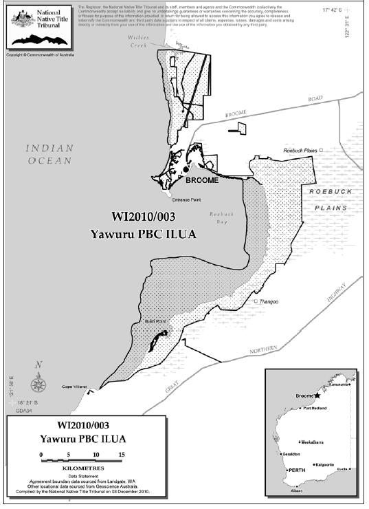 Map 2.2: Yawuru PBC ILUA