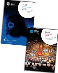 Covers of the 2008 Social Justice and Native Title reports