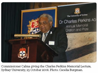 Tom Calma speaking at the Dr Charles Perkins Annual Memorial Oration