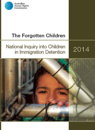 Cover of the Forgotten Children report, 2014