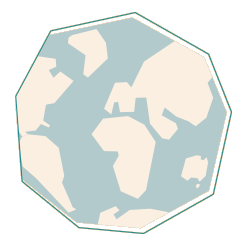 Illustration of a world globe
