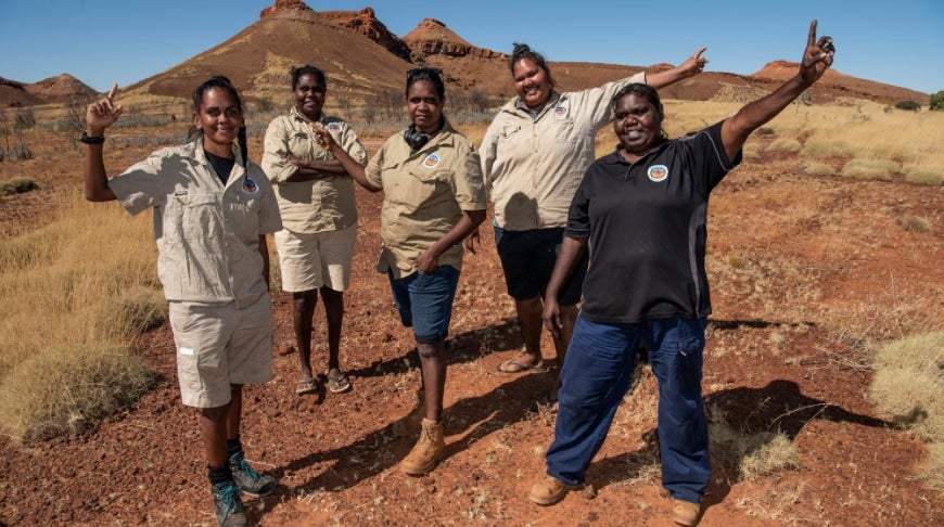 Woman Ranger © Wayne Quillam for the Commission as part of the Wiyi Yanu U Thangani project