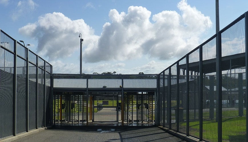 Immigration detention centre compounds