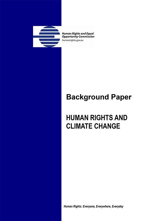 humans and climate background