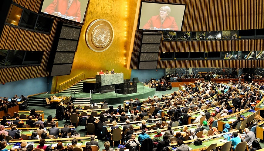 UN Women in session