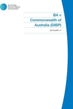 BA v Commonwealth of Australia (DIBP)