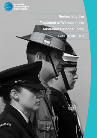 Cover - Review into the Treatment of Women in the Australian Defence Force Audit Report 2014