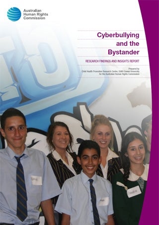 Cover - Cyberbullying and the Bystander