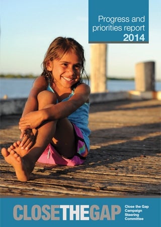 Cover - Close the Gap Progress and priorities report 2014