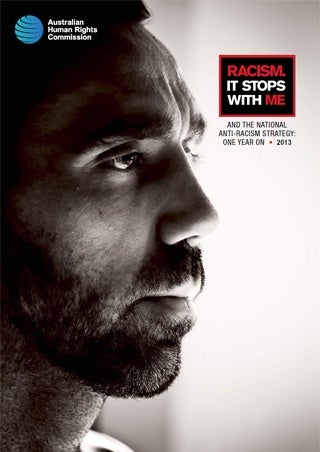 Cover - Racism. It Stops with Me and the National Anti-Racism Strategy: One year on