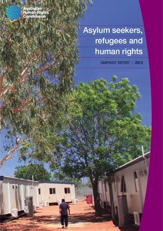 Cover - Asylum seekers, refugees and human rights