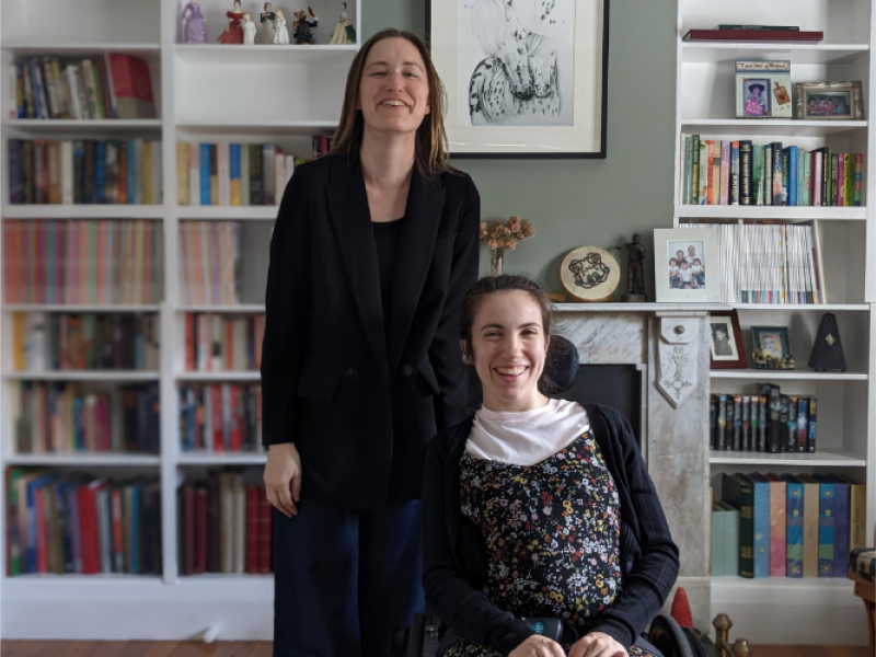 Missing Perspectives founders, Phoebe Saintilin and Hannah Diviney