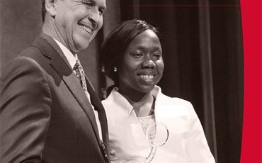 Cover image by Matt Syres: 2015 Human Rights Medal winner Peter Greste with Nene Manasseh, representing the Racism. It Stops with Me 2015 Award winners, Tasmanian Students Against Racism.
