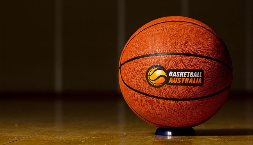 Basketball Australia branded basketball