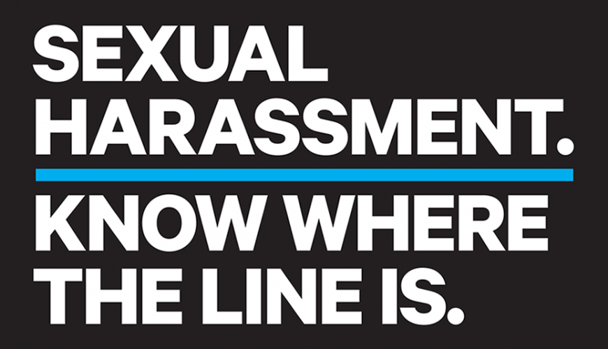 Sexual Harassment. Know Where the Line Is.