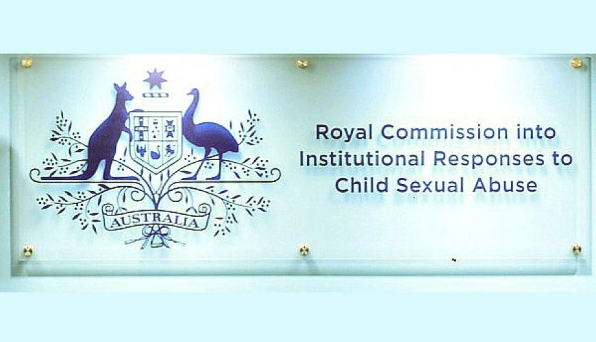 Logo: Australian Government coat of arms, Royal Commission into Institutional Responses to Child Sexual Abuse