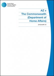 Cover of AZ v The Commonwealth (2018)