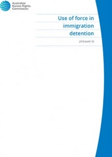 Use of force in immigration detention