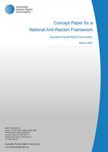 Concept Paper: Anti Racism framework 2021
