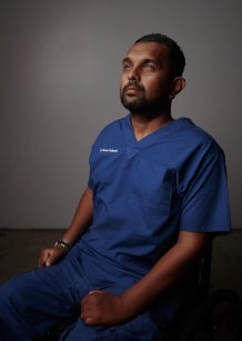 A portrait of Dr Dinesh Palipana