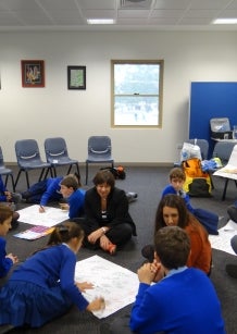 Students at Sacred Heart Primary in Perth WA