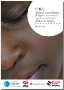Photo: Cover of African Australians report